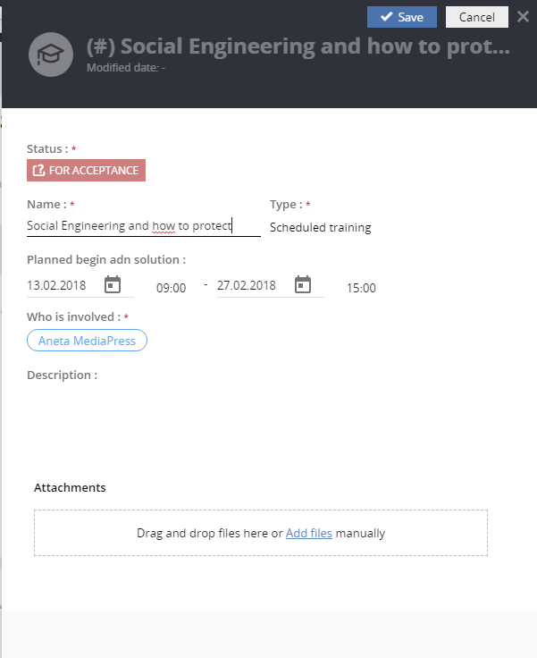 statlook training schedule